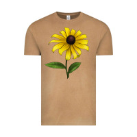 Vintage Camel Black Eyed Susan Flower Vintage Tee - LillyAllenDesigns