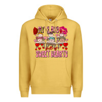 Antique Gold Valentine's Day my class is full of sweet hearts Premium Hoodie - FaDigitalArtStudio