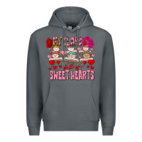 Rock Valentine's Day my class is full of sweet hearts Premium Hoodie - FaDigitalArtStudio