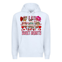White Valentine's Day my class is full of sweet hearts Premium Hoodie - FaDigitalArtStudio