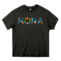 Asphalt nana cowhide sunflower Heavy Core Tee - Jasminsmagicworld