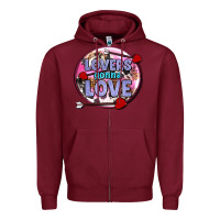 Burgundy lovers gonna love olivia Zipper Hoodie - OliviaCreatesArt
