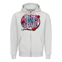 Dove Grey lovers gonna love olivia Zipper Hoodie - OliviaCreatesArt