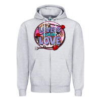 Heather Grey lovers gonna love olivia Zipper Hoodie - OliviaCreatesArt