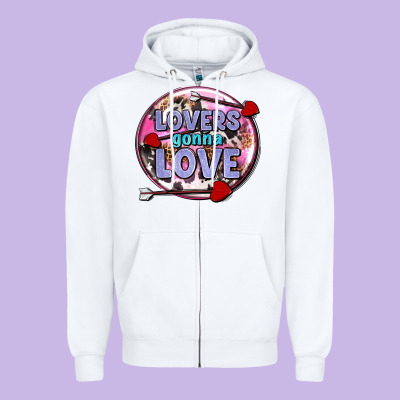 Lovers Gonna Love Olivia Zipper Hoodie Designed By Oliviacreatesart