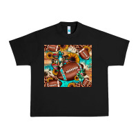 Black football cactus sunflower Urban Heavy Tee - JahusDesignShop