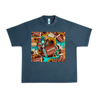 Midnight Navy football cactus sunflower Urban Heavy Tee - JahusDesignShop