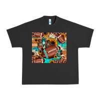 Pigment Black football cactus sunflower Urban Heavy Tee - JahusDesignShop
