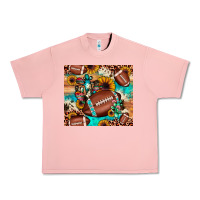 Salmon football cactus sunflower Urban Heavy Tee - JahusDesignShop