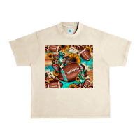 Sandshell football cactus sunflower Urban Heavy Tee - JahusDesignShop