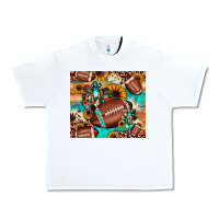 White football cactus sunflower Urban Heavy Tee - JahusDesignShop