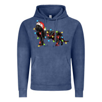 Vintage Denim christmas bombay cat Vintage Hoodie - LillyAllenDesigns