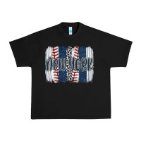 Black new york baseball team spirit brushstrokes Urban Heavy Tee - Artiststas