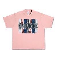 Salmon new york baseball team spirit brushstrokes Urban Heavy Tee - Artiststas