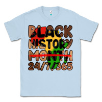 Dusty Blue black history month Classic Tee - LillyAllenDesigns