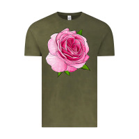Vintage Olive All Dressed Up Rose Vintage Tee - LillyAllenDesigns