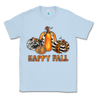 Dusty Blue happy fall Classic Tee - JahusDesignShop