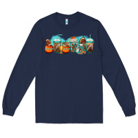Navy american football coffee cups Long Sleeve Tee - Jasminsmagicworld