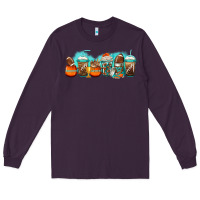 Plum american football coffee cups Long Sleeve Tee - Jasminsmagicworld