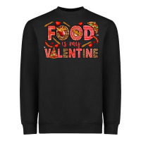 Black Food is my Valentine Heavyweight Sweatshirt - HowdyJamesFarm