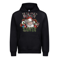 Black howdy santa Urban Hoodie - SublimationCraftShop
