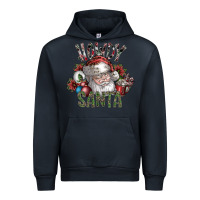 Navy howdy santa Urban Hoodie - SublimationCraftShop