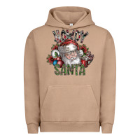 Pigment Burro howdy santa Urban Hoodie - SublimationCraftShop
