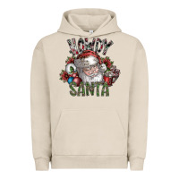 Pigment French Oak howdy santa Urban Hoodie - SublimationCraftShop