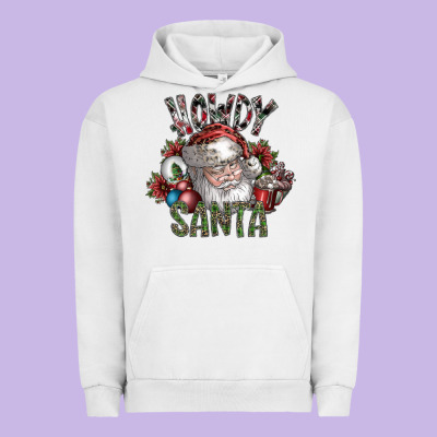 Howdy Santa Urban Hoodie Designed By Sublimationcraftshop