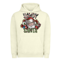 Pigment Pistachio howdy santa Urban Hoodie - SublimationCraftShop