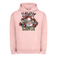 Pigment Salmon howdy santa Urban Hoodie - SublimationCraftShop