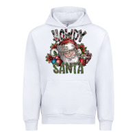 White howdy santa Urban Hoodie - SublimationCraftShop