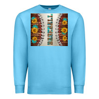 Ocean Blue baseball with sunflower and gemstone tumbler Premium Sweatshirt - BundleAndBundleShop