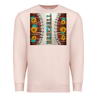 Pale Pink baseball with sunflower and gemstone tumbler Premium Sweatshirt - BundleAndBundleShop