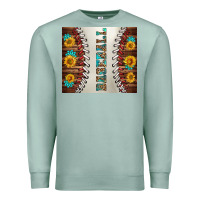 Seafoam baseball with sunflower and gemstone tumbler Premium Sweatshirt - BundleAndBundleShop