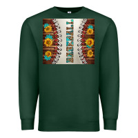 Sports Green baseball with sunflower and gemstone tumbler Premium Sweatshirt - BundleAndBundleShop