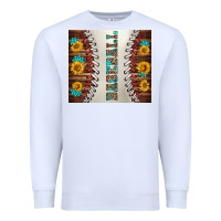 White baseball with sunflower and gemstone tumbler Premium Sweatshirt - BundleAndBundleShop