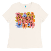 Bone choose happy Ladies Tee - MaliasSmallBusiness