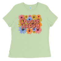 Matcha choose happy Ladies Tee - MaliasSmallBusiness