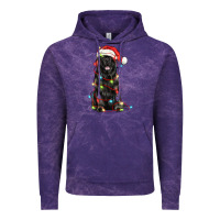 Cloud Purple christmas newfoundland dog Vintage Hoodie - LillyAllenDesigns