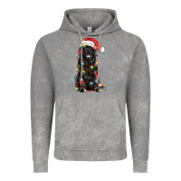 Cloud Rock christmas newfoundland dog Vintage Hoodie - LillyAllenDesigns