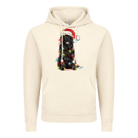 Vintage Artic christmas newfoundland dog Vintage Hoodie - LillyAllenDesigns