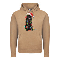 Vintage Coffee christmas newfoundland dog Vintage Hoodie - LillyAllenDesigns