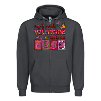 Smoke my favorite valentine calls me mama Zipper Hoodie - OliviaCreatesArt