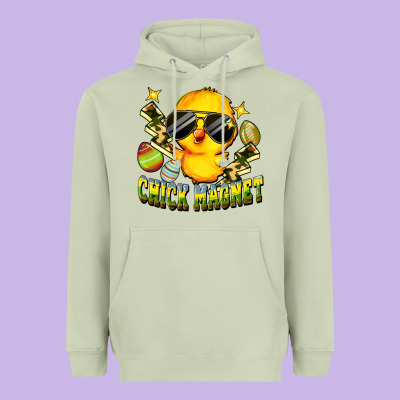 Chick Magnet Heavyweight Hoodie Designed By Fadigitalartstudio