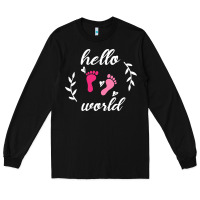 Black Hello world Long Sleeve Tee - Bettercallsaul