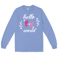 Colony Blue Hello world Long Sleeve Tee - Bettercallsaul