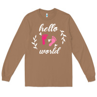 Toasted Coconut Hello world Long Sleeve Tee - Bettercallsaul