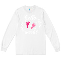 White Hello world Long Sleeve Tee - Bettercallsaul