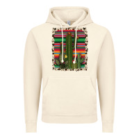 Vintage Artic serape cowhide cacti Vintage Hoodie - RanaPortraitStore